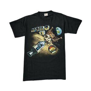 90s Vintage Apollo 13 XIII T-shirt Kennedy Space Center Cottonuity Spacecraft.